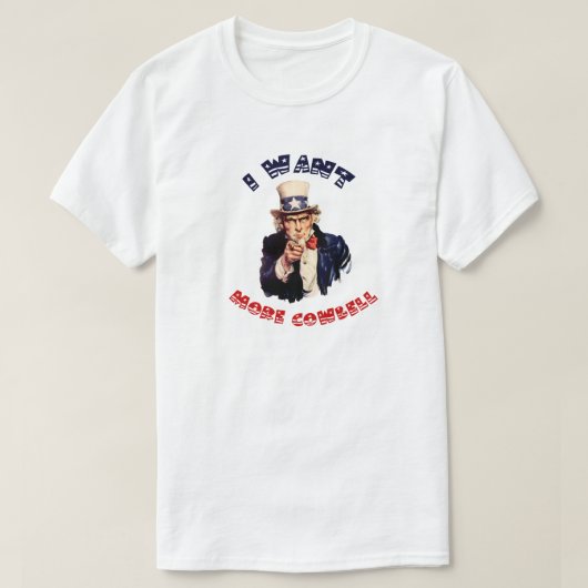 Uncle Sam Cowbell T-Shirt (Design vorne)