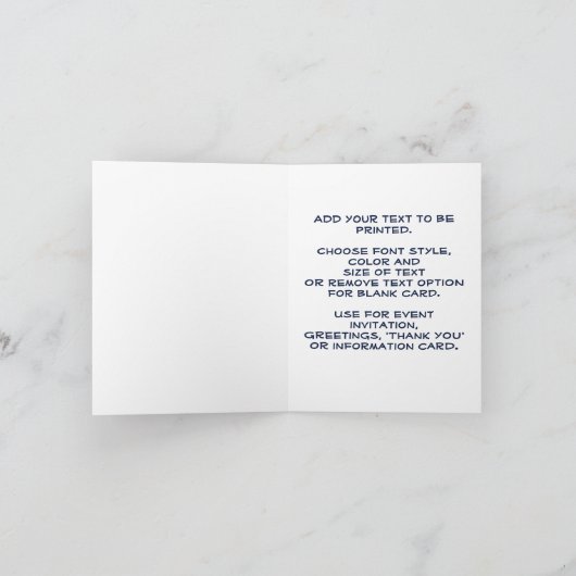 Uncle Sam Day Karte (Innenseite)