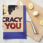 Uncle Sam 'Democracy Needs You' Geschirrtuch (Viertel Falte)