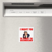 Uncle Sam Dishwasher Magnet (In Situ (Geschirrspüler))