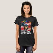 UNCLE SAM DOESN'T CARE SNOWFLAKES Funny American_4 T-Shirt (Vorne ganz)