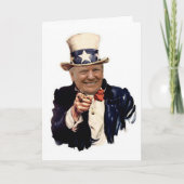 Uncle Sam | Donald- Trump| Trumpf 2020 Karte (Vorderseite)