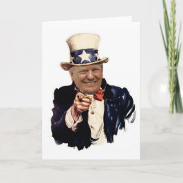 Uncle Sam | Donald- Trump| Trumpf 2020 Karte