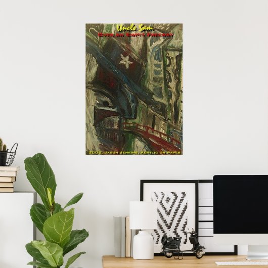 UNCLE SAM EMPTY FREEWAY POSTER (Heimbüro)