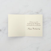 Uncle Sam Erntedank Greetings Vintag Karte (Innenseite)