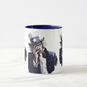 Uncle Sam Facepalm Tasse (Zentrum)