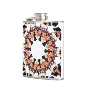 Uncle Sam Finger-Kaleidoskop zeigend Flachmann (Links)