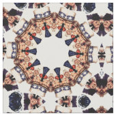 Uncle Sam Finger-Kaleidoskop zeigend Stoff (Nahaufnahme)