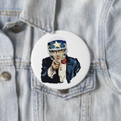 Uncle Sam Fußball Button (Beispiel)