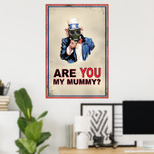 Uncle Sam Gas Mask Poster (Heimbüro)