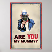 Uncle Sam Gas Mask Poster (Vorne)