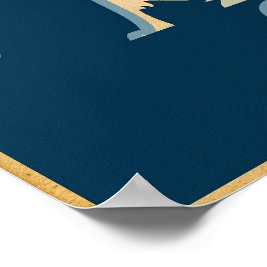 Uncle Sam Gas Mask Poster (Ecke)