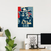 Uncle Sam Gas Mask Poster (Heimbüro)