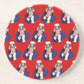 Uncle Sam Getränkeuntersetzer (Vorne)