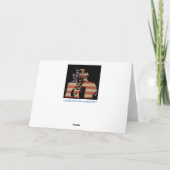 Uncle Sam Greeting Card Karte (Rückseite)