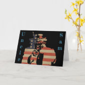 Uncle Sam Greeting Card Karte (Gelbe Blume)