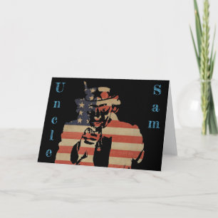 Uncle Sam Greeting Card Karte