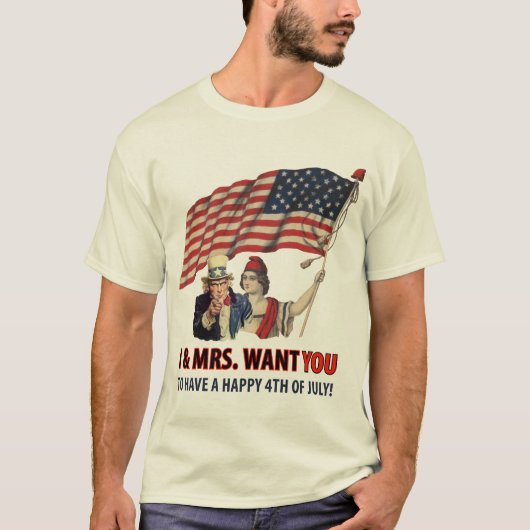 Uncle Sam Grüße für das Viertel T-Shirt (Vorderseite)