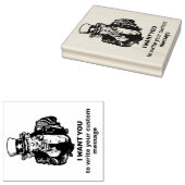 Uncle Sam Gummistempel (Stempel)