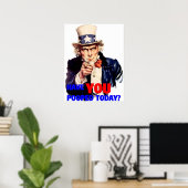 Uncle Sam - Haben Sie heute Poster gekackt? (Heimbüro)