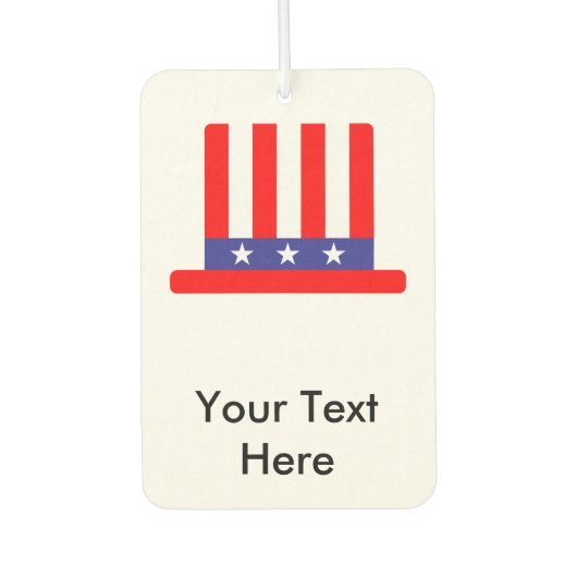 Uncle Sam Hat Autolufterfrischer (Vorderseite)