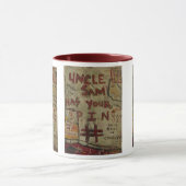 Uncle Sam hat Ihre Buttonzahl Tasse (Zentrum)