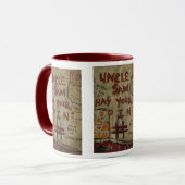 Uncle Sam hat Ihre Buttonzahl Tasse (Vorderseite Links)