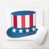 Uncle Sam Hat Mousepad (Mit Mouse)