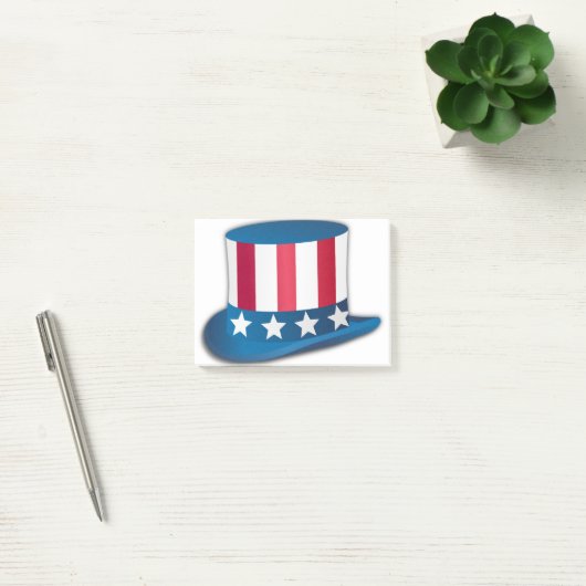 Uncle Sam Hat Post-it Klebezettel (Büro)