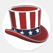 Uncle Sam Hat Sticker (Vorderseite)