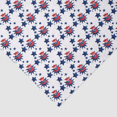 Uncle Sam Hut und Sterne Seidenpapier (Ausschnitt)