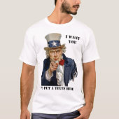 Uncle Sam - I Want You T-Shirt (Vorderseite)