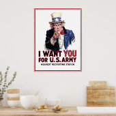 Uncle Sam "I Woll You" — Grenze Poster (Küche)