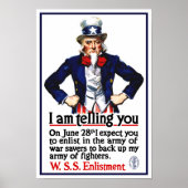 Uncle Sam - ich sage Ihnen Poster (Vorne)