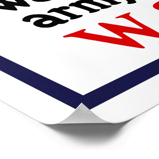 Uncle Sam - ich sage Ihnen Poster (Ecke)