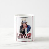 Uncle Sam "Ich will Sie " Kaffeetasse (Mittel)