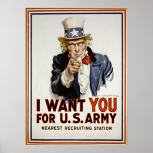 Uncle Sam - Ich will Sie Poster