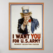 Uncle Sam - Ich Woll dir Poster (Vorne)