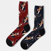 Uncle Sam ich Woll Ihnen, wie 1776 zu feiern Socken (Linkes Detail)
