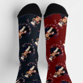 Uncle Sam ich Woll Ihnen, wie 1776 zu feiern Socken (Oben)