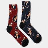 Uncle Sam ich Woll Ihnen, wie 1776 zu feiern Socken (Rechts)