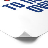 Uncle Sam - Ich Wollte Ihnen, Ihren benutzerdefini Poster (Ecke)