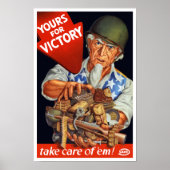 Uncle Sam - Ihr Sieg - Zweiter Weltkrieg Poster (Vorne)
