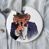 Uncle Sam in Farbe Button (Beispiel)