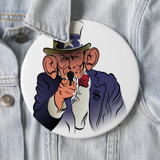 Uncle Sam in Farbe Button (Beispiel)