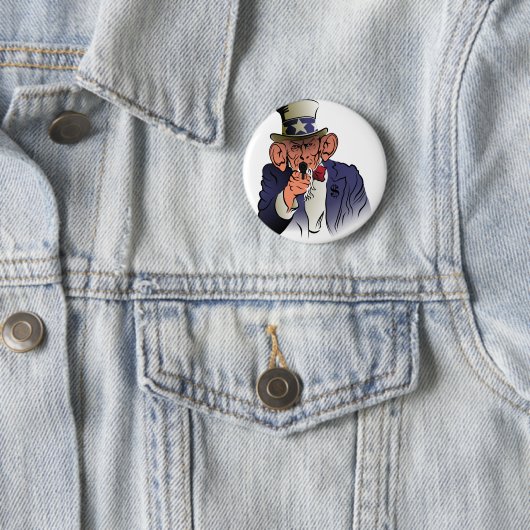 Uncle Sam in Farbe Button (Beispiel)