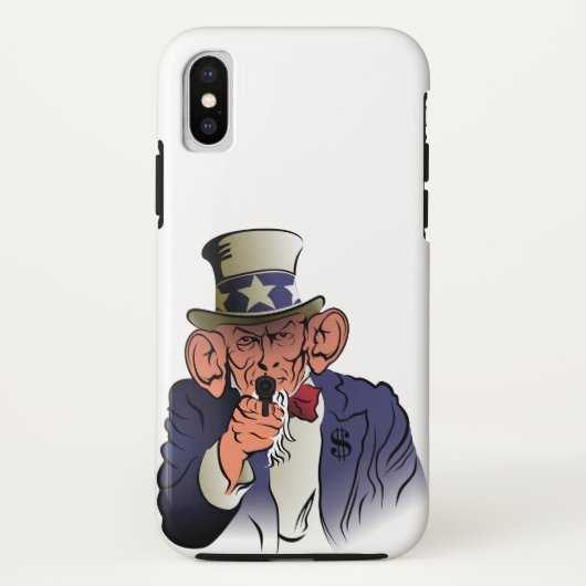 Uncle Sam in Farbe Case-Mate iPhone Hülle (Rückseite)