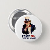 Uncle Sam Ist die Änderung Button (Vorne & Hinten)