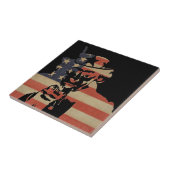 Uncle Sam Keramik Tile Fliese (Seite)