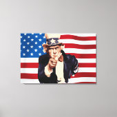 Uncle Sam Leinwanddruck (Vorderseite)